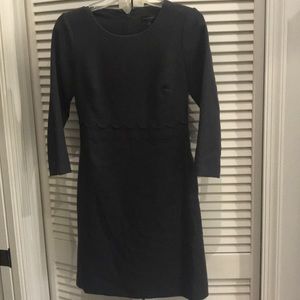 Banana Republic Charcoal Gray 3/4 Sleeve Dress